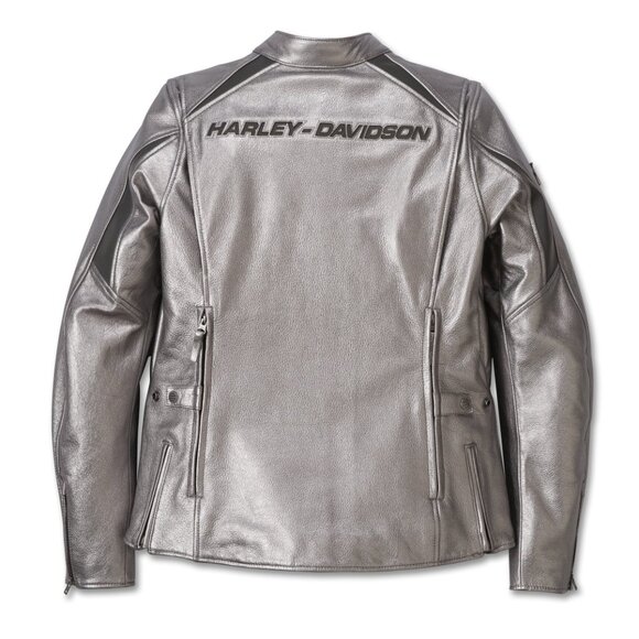 NWOT Women's Leather Harley Davidson Jacket - Picture 4 of 5